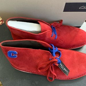 Clark’s Cherry Suede Boots